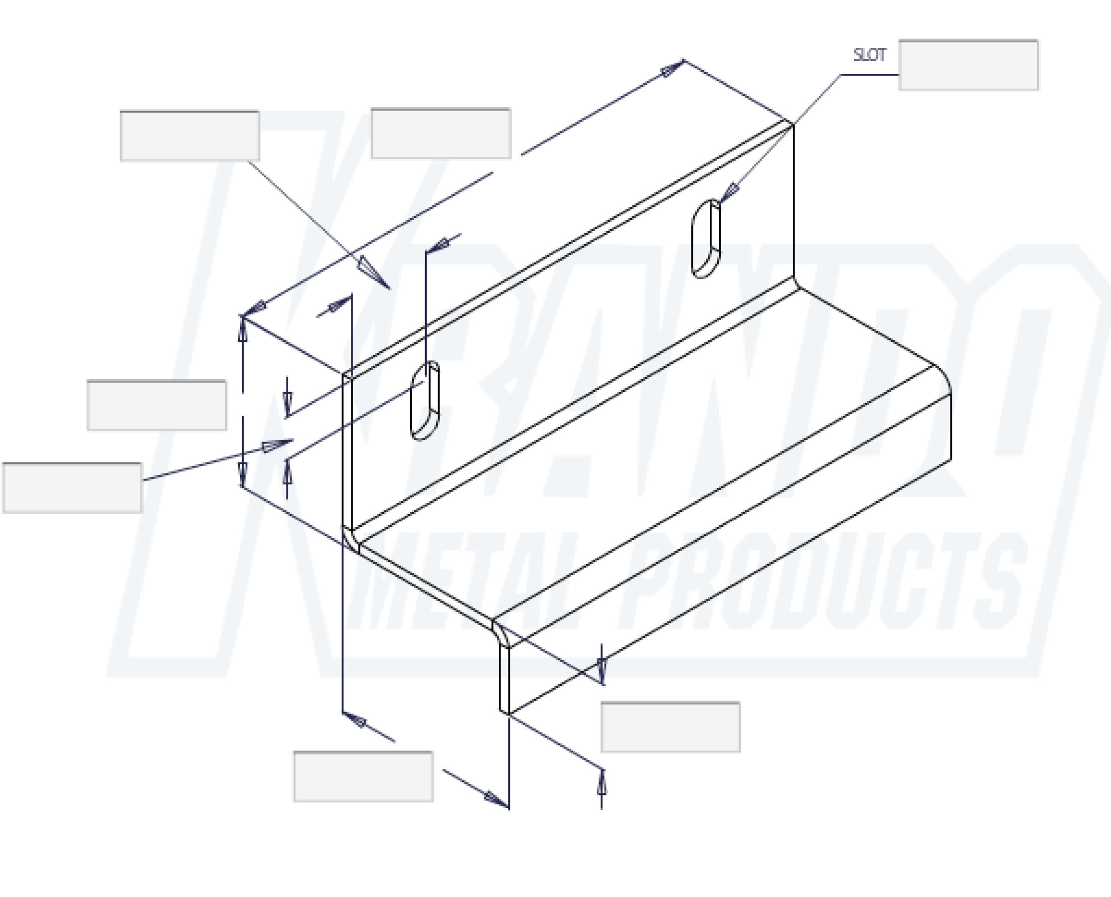 Stainless Steel Bent Plates Part BP71